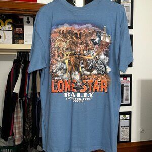 World Famous Lone Star Rally Galveston, TX 2023 Shirt (Size Large)